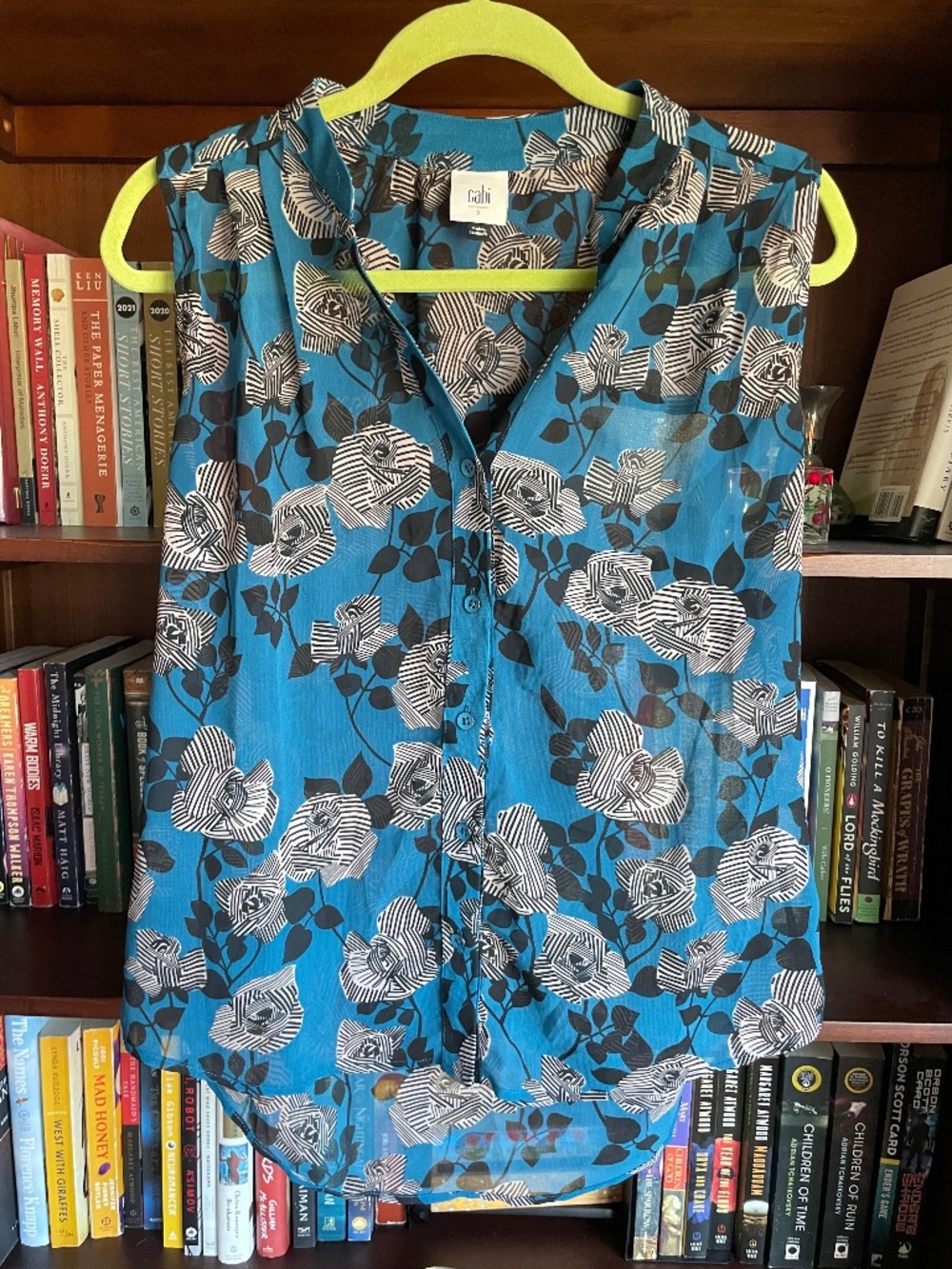 Cabi Sleeveless Engrave Top